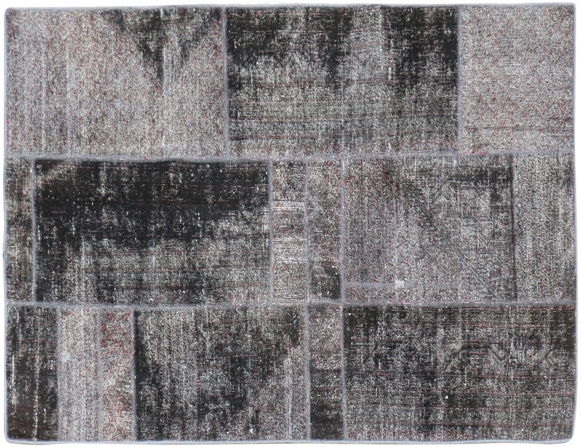 Patchwork persiano  nero <br/>197 x 119 cm