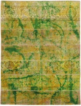 Patchwork Carpet 228 x 171 green 