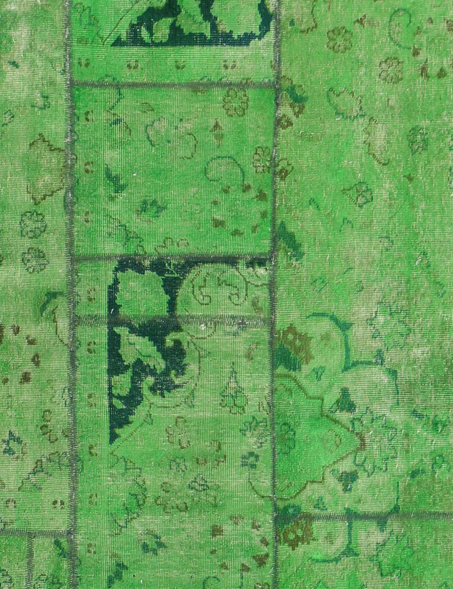 Tappeto Patchwork  verde <br/>167 x 167 cm