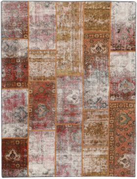 Patchwork Carpet 251 x 174 orange 