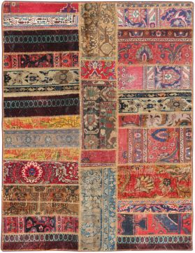 Patchwork Carpet 210 x 144 multicolor 