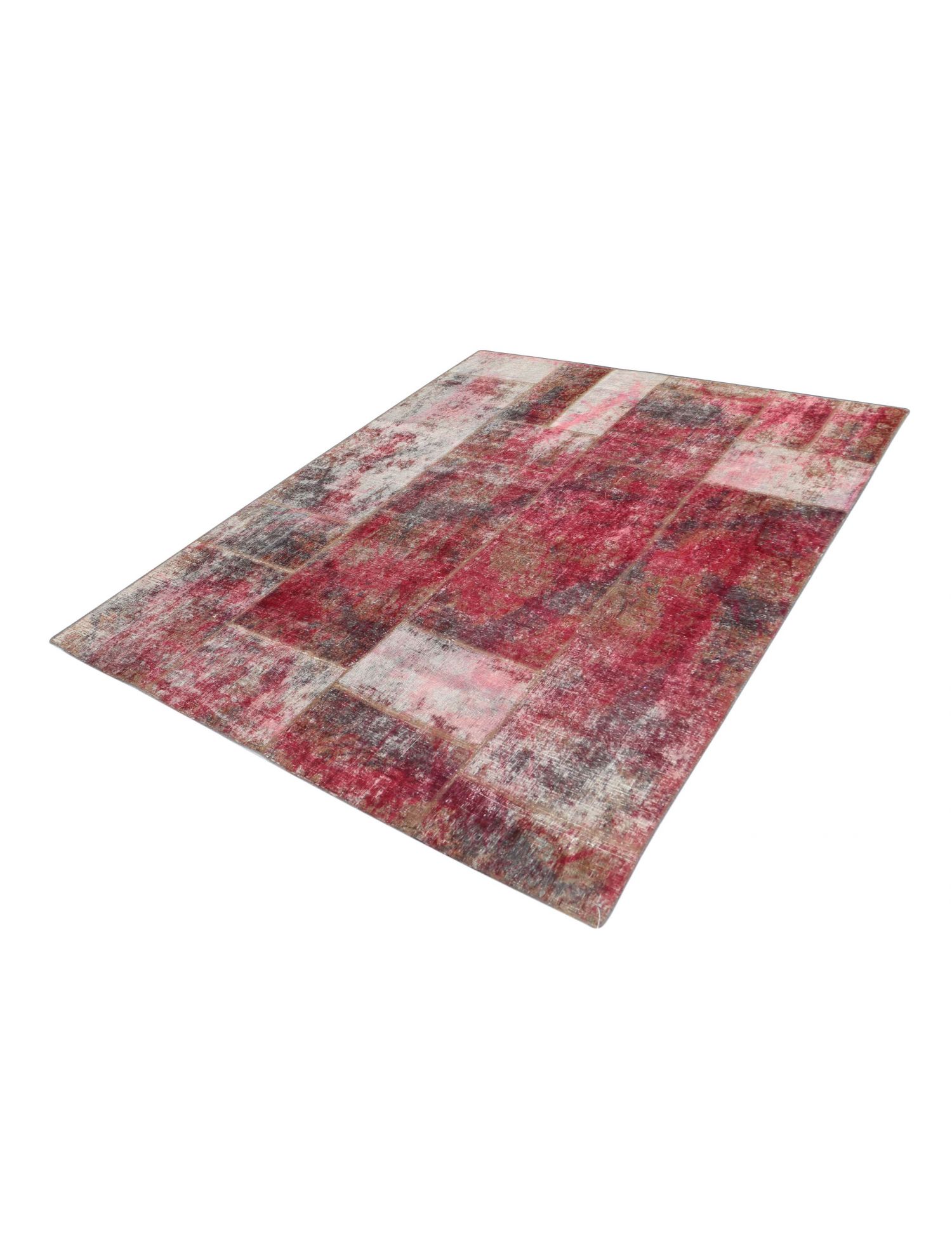 Tappeto Patchwork  rosso <br/>200 x 200 cm