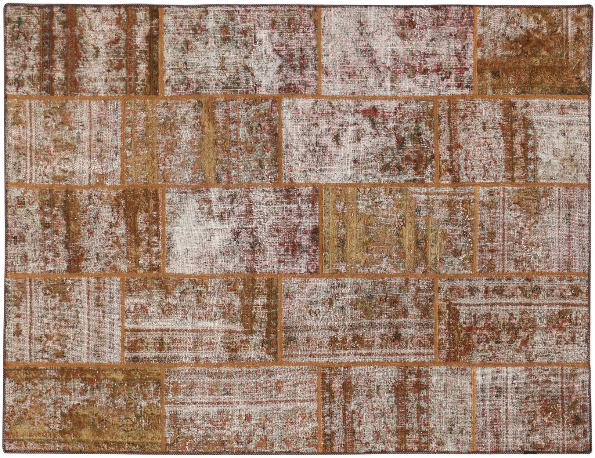 Tappeto Patchwork  marrone <br/>264 x 170 cm