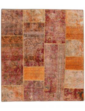 Patchwork Carpet 168 x 150 orange 