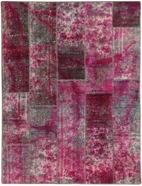 Tappeto Patchwork 247 x 176 viola