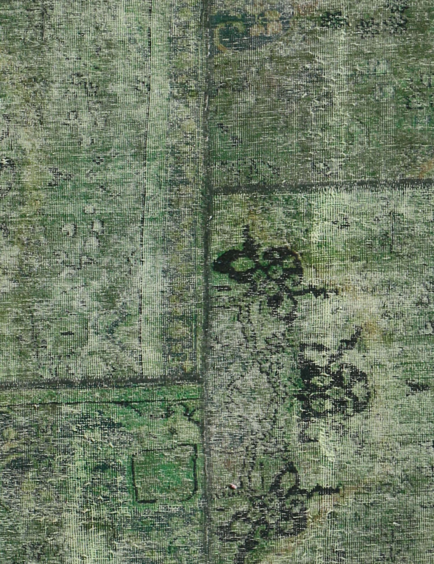 Tappeto Patchwork  verde <br/>346 x 78 cm