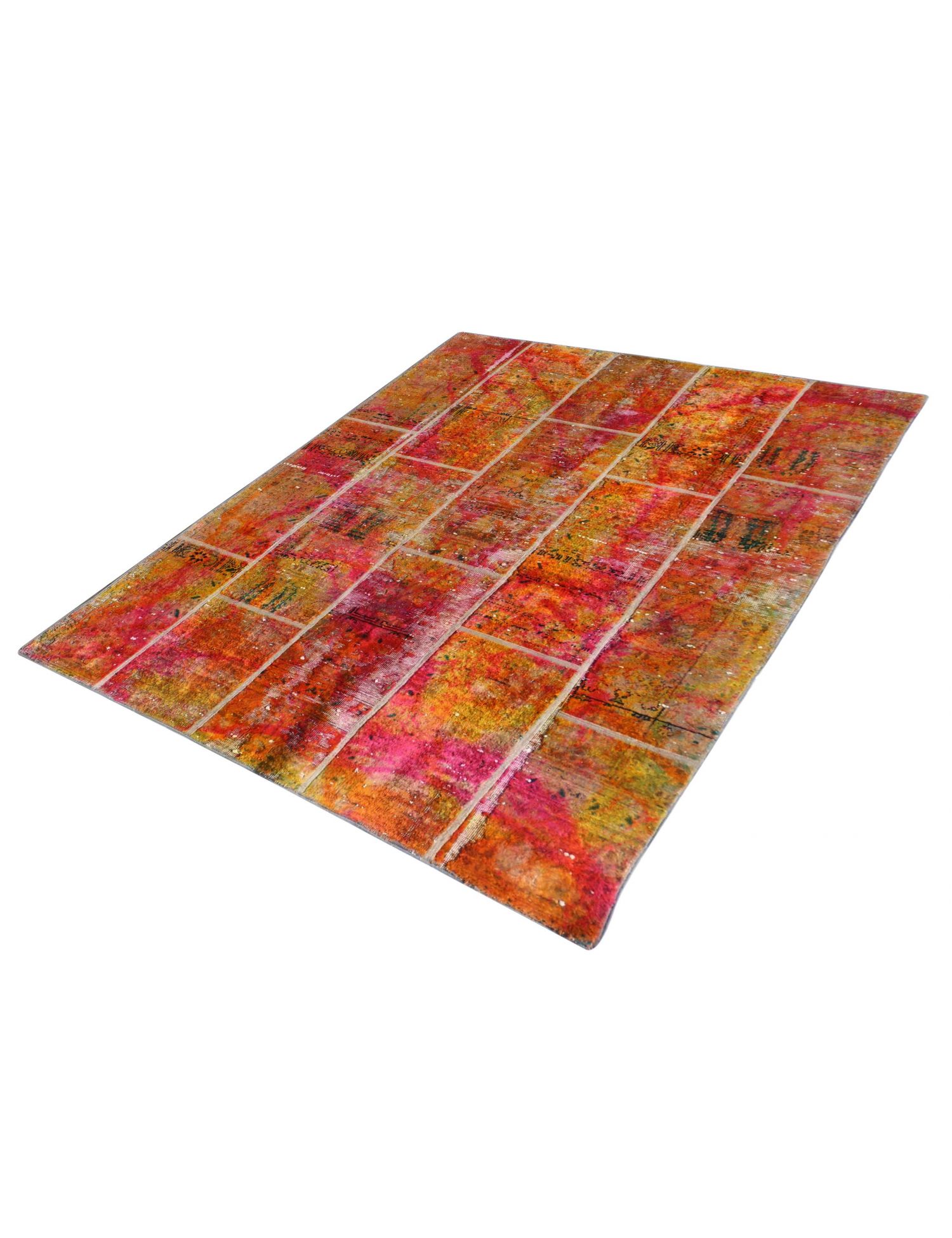 Patchwork Teppich  mehrfarbig <br/>237 x 275 cm
