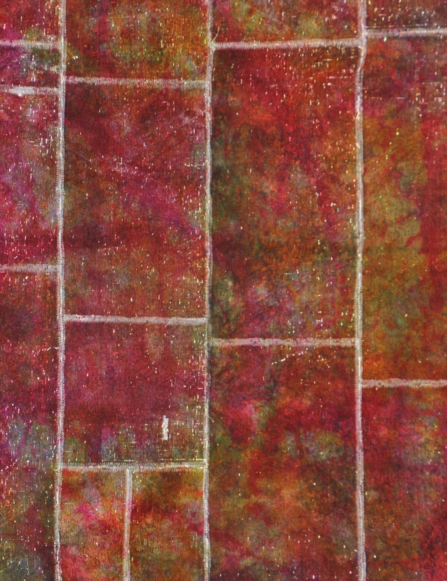 Tappeto Patchwork  multi colore <br/>190 x 161 cm