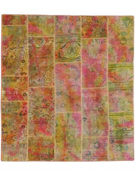 Patchwork matot 210 x 177 pinkki