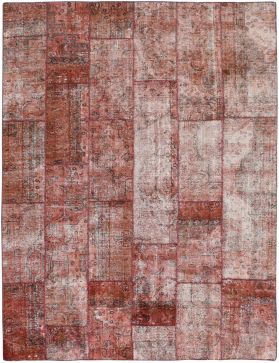 Tapis Patchwork 357 x 250 rouge