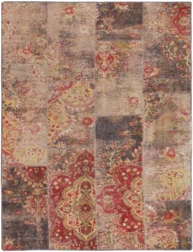 Patchwork Carpet 227 x 160 purple 