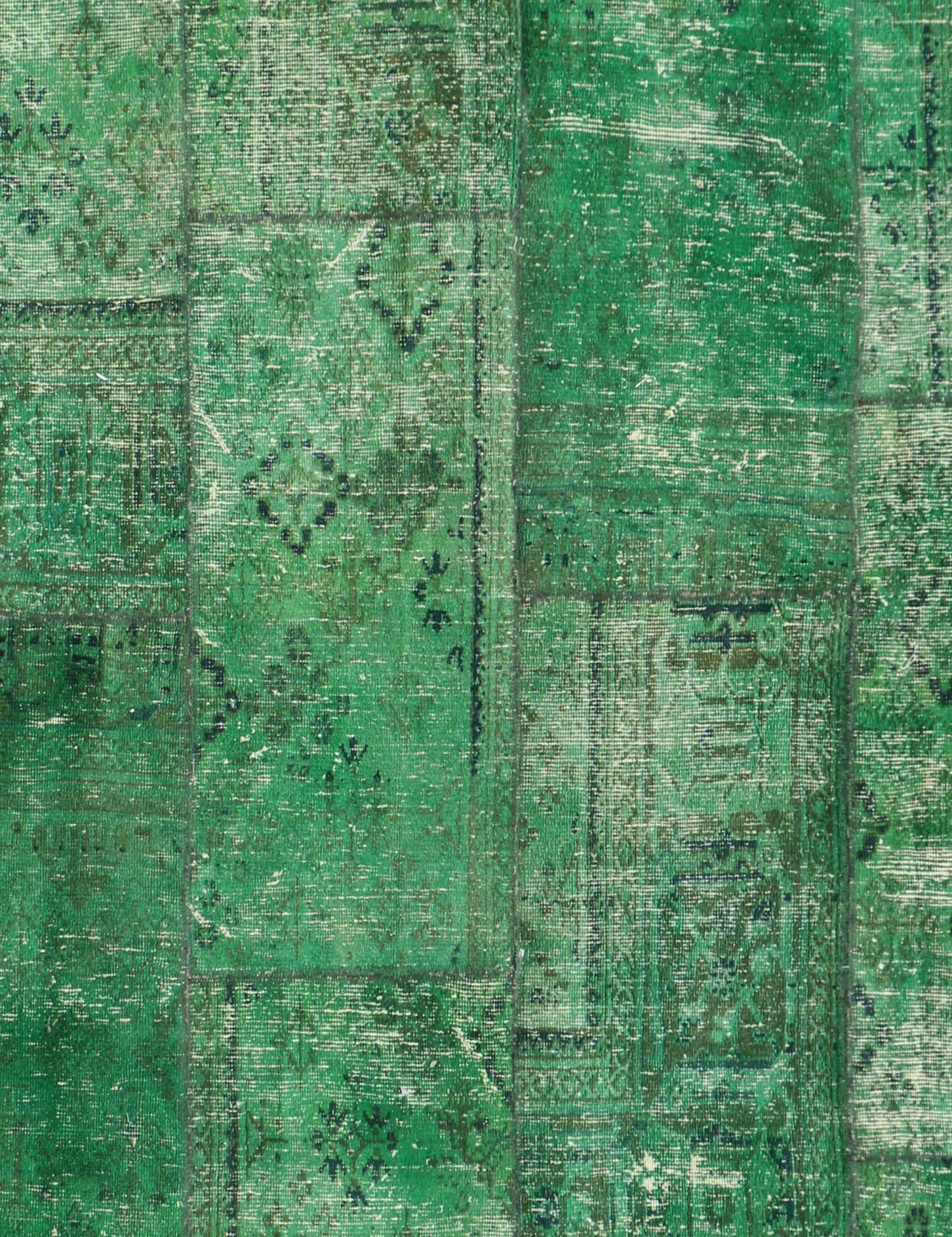 Tappeto Patchwork  verde <br/>274 x 182 cm