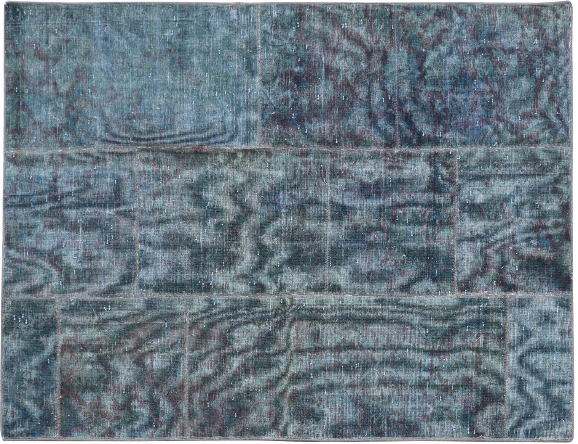 Tappeto Patchwork  blu <br/>204 x 133 cm