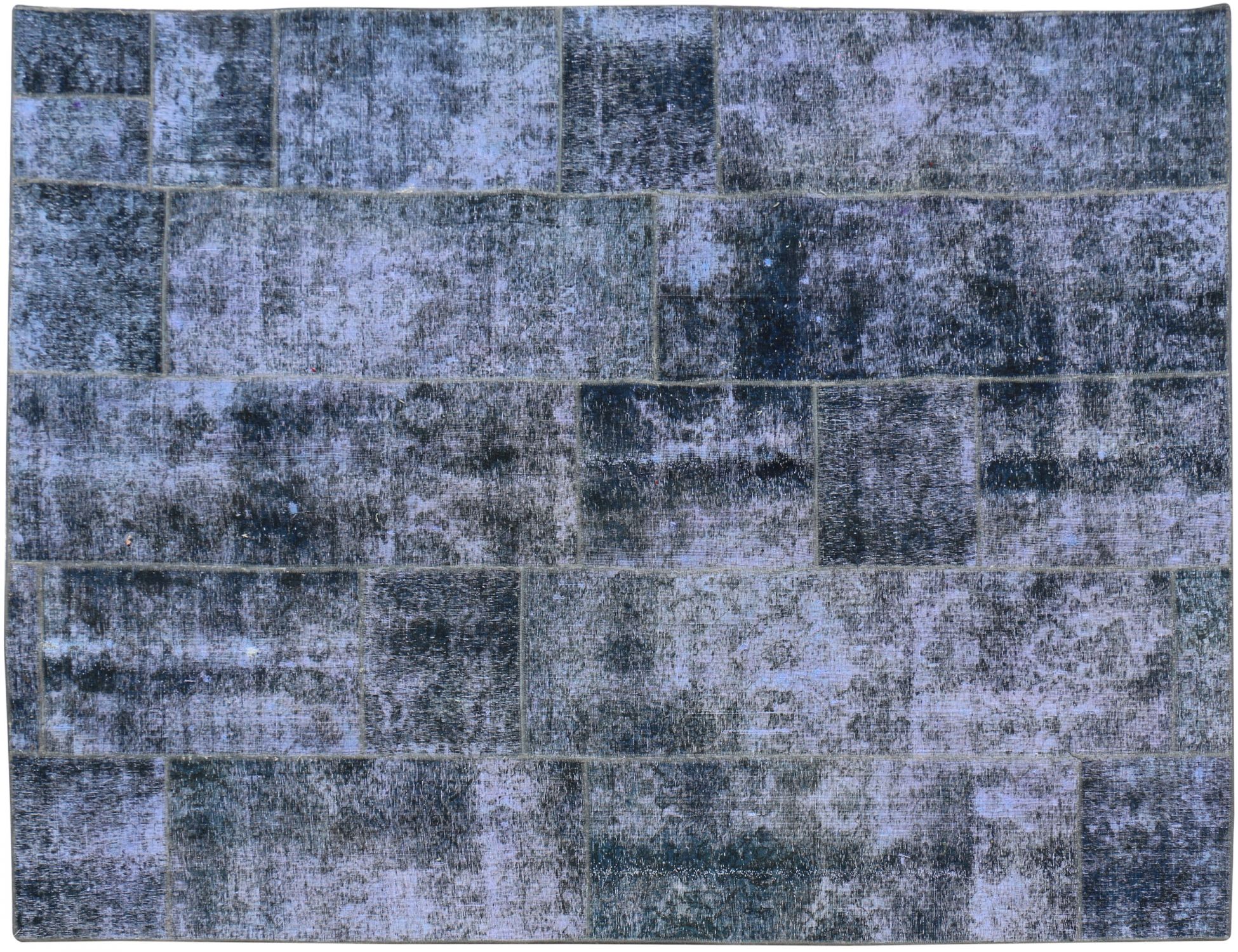 Tappeto Patchwork  blu <br/>304 x 223 cm