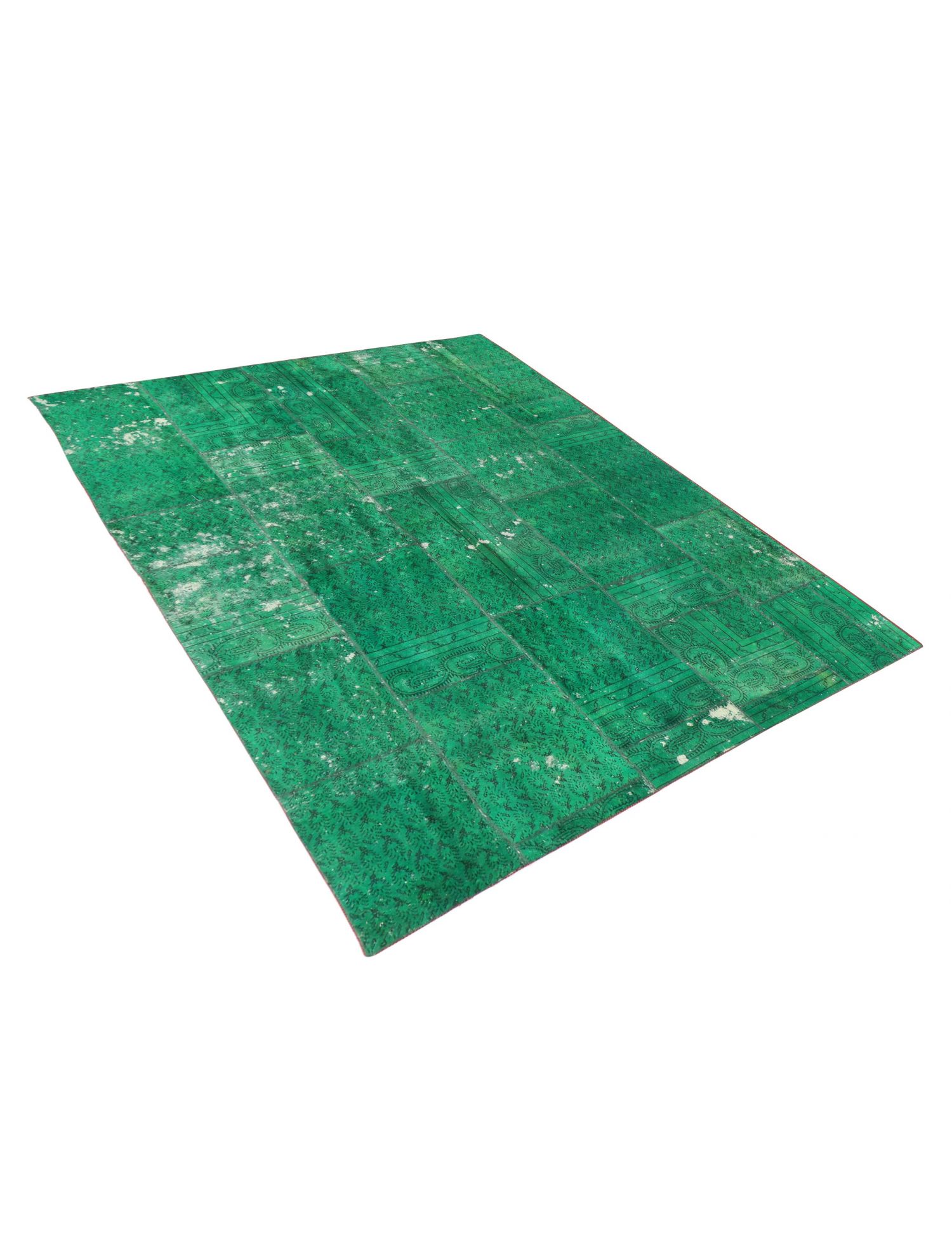 Tappeto Patchwork  verde <br/>362 x 223 cm