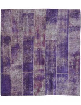 Patchwork matot 245 x 213 violetti