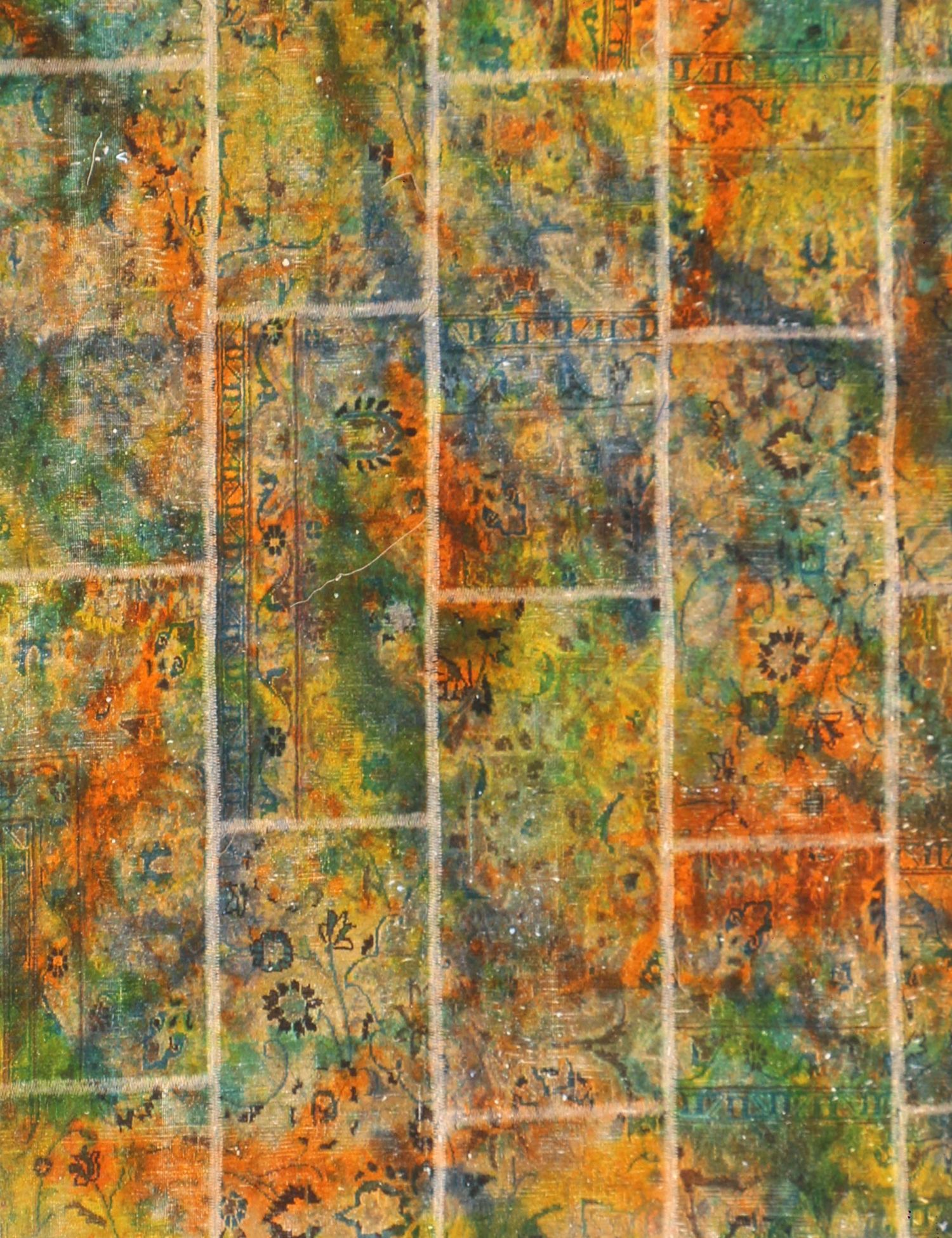 Tappeto Patchwork  multi colore <br/>210 x 185 cm