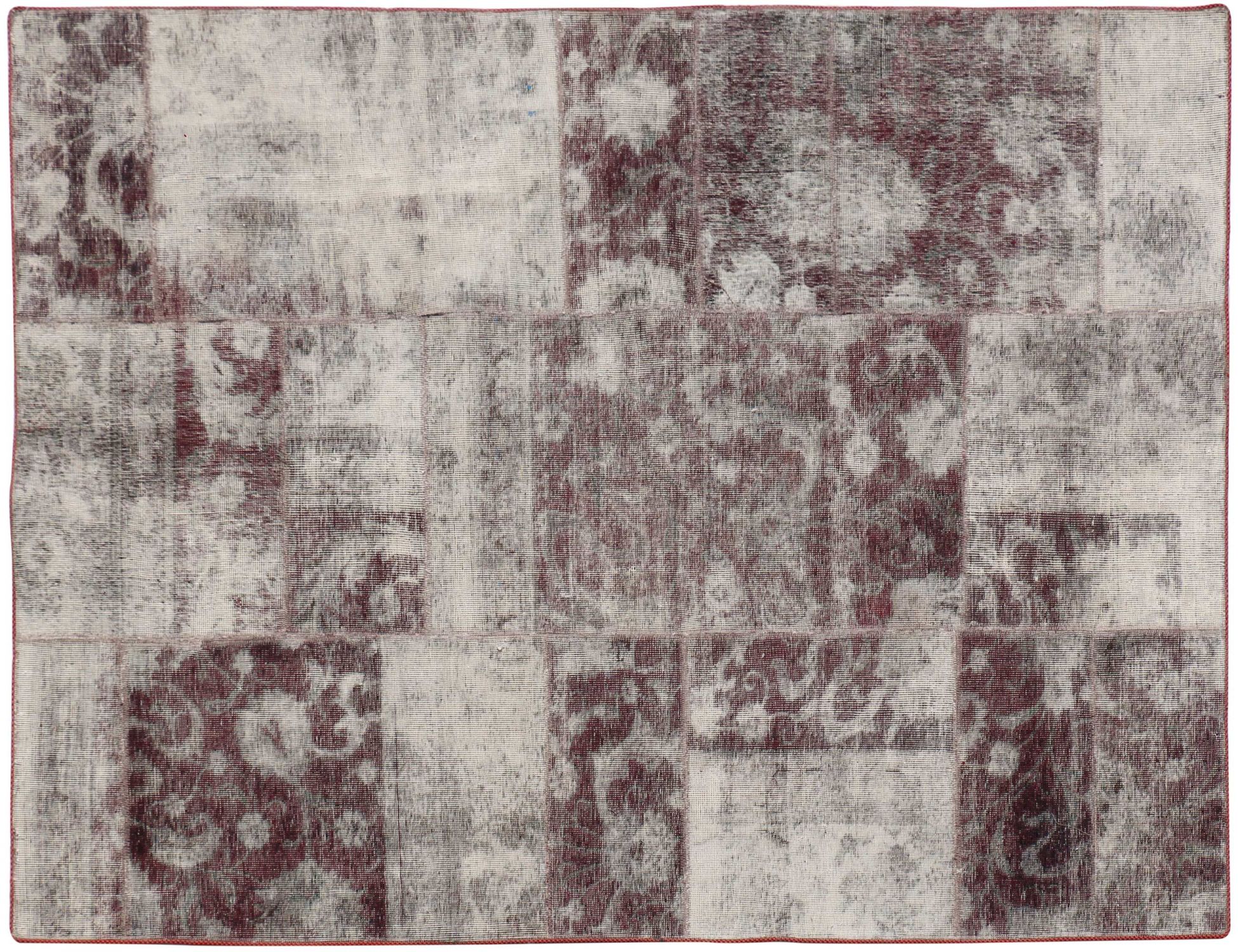 Patchwork Teppich  lila <br/>224 x 147 cm