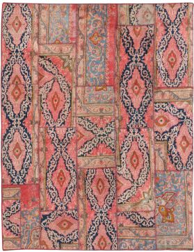 Patchwork Carpet 209 x 187 multicolor 
