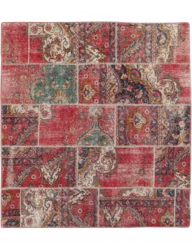 Patchwork Tapijt 200 x 200 multi kleur