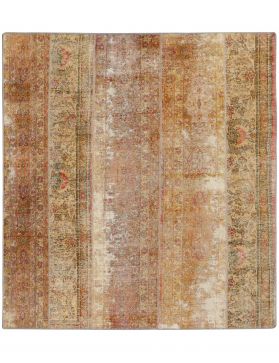 Patchwork Carpet 207 x 211 beige 