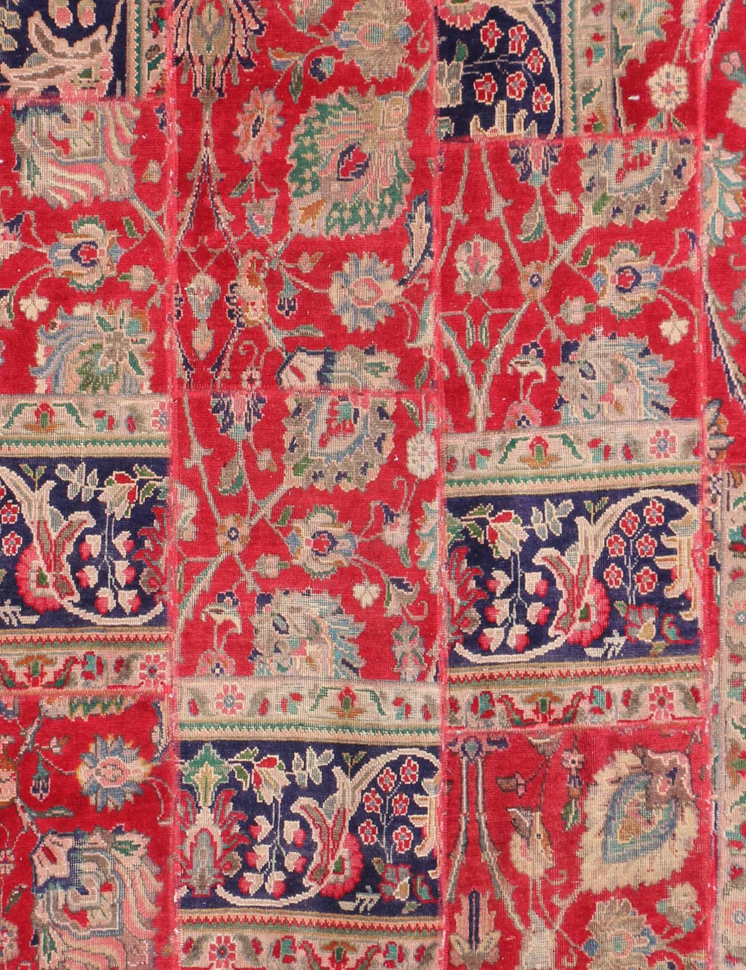 Tappeto Patchwork  rosso <br/>270 x 177 cm