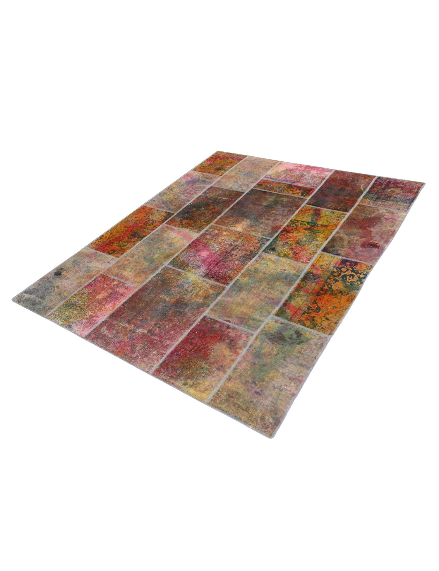 Patchwork Teppich  mehrfarbig <br/>260 x 187 cm
