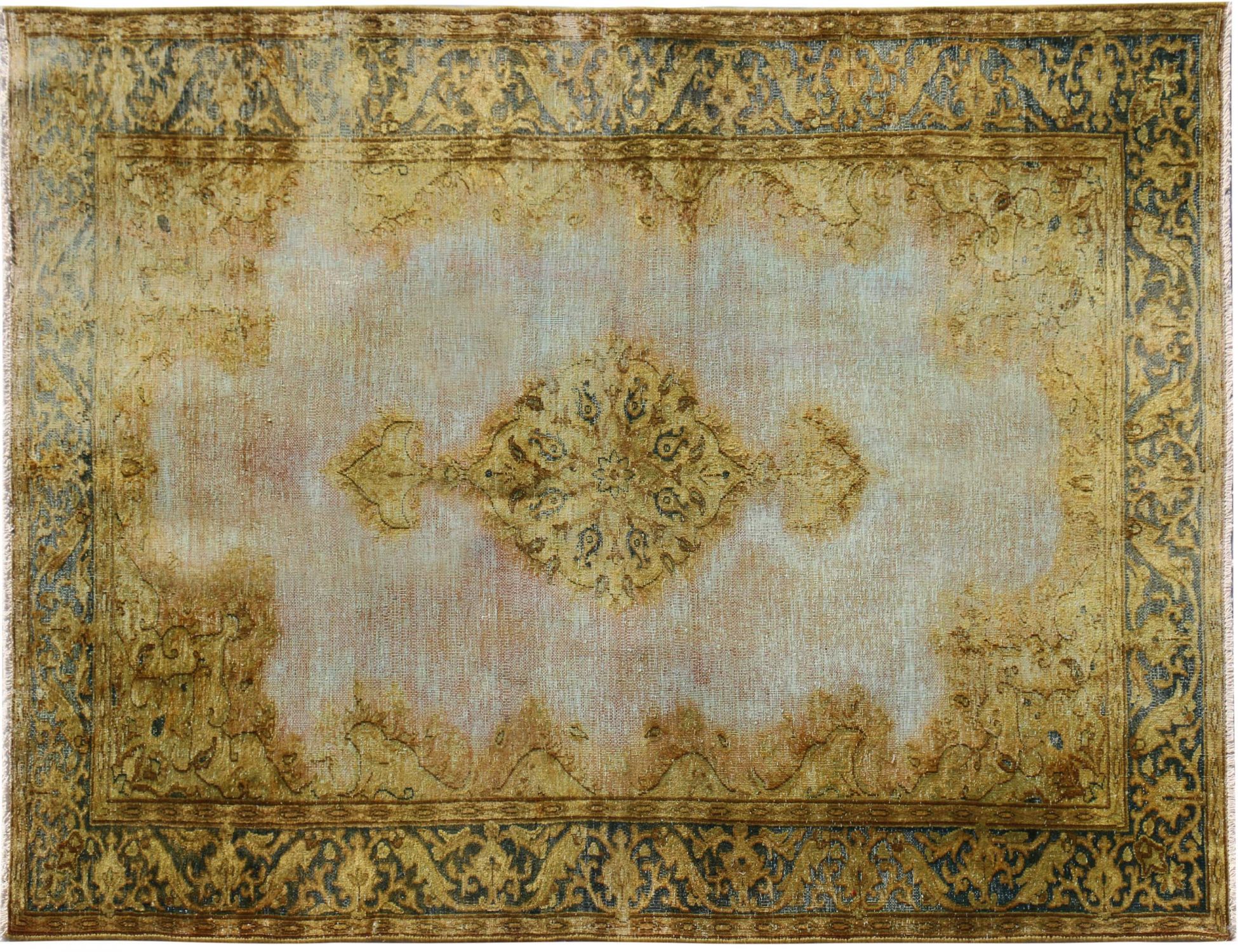 Tappeto Vintage  giallo <br/>207 x 122 cm