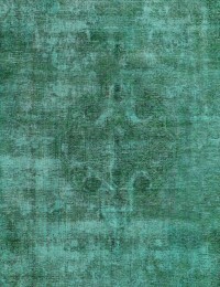 Verde Persiano Tappeto Vintage 386 x 296 cm - view 4