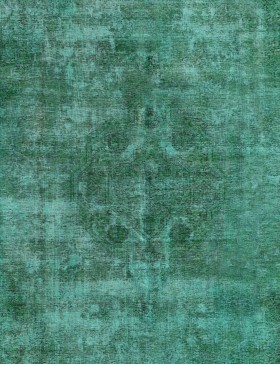 Verde Persia Alfombra Vintage  386 x 296 cm