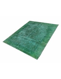 Verde Persiano Tappeto Vintage 386 x 296 cm - view 1
