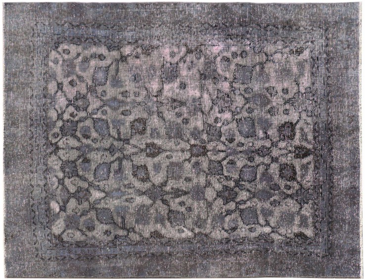 Grise Persan Tapis Vintage 240 x 162 cm