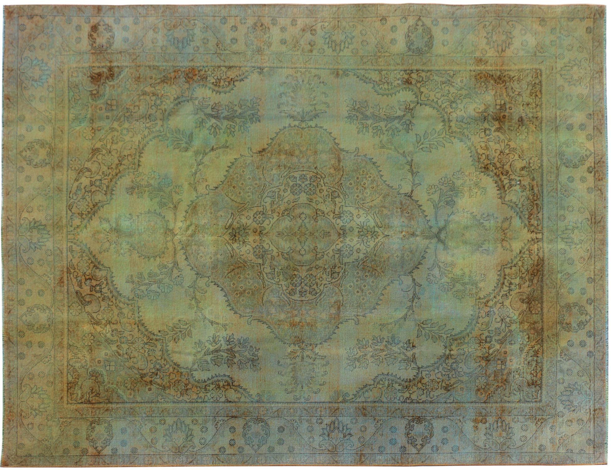 Tappeto Vintage  verde <br/>383 x 286 cm