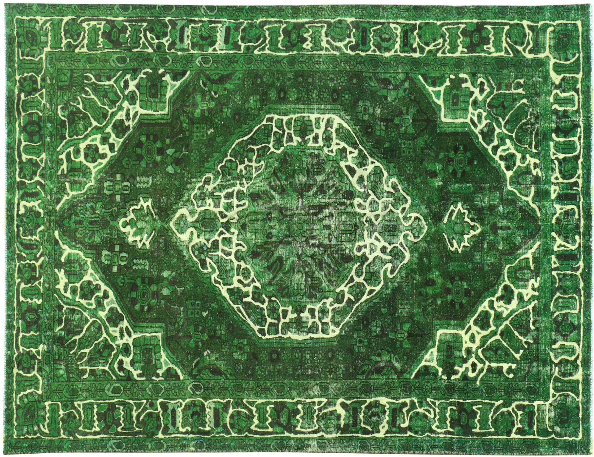 Tappeto Vintage  verde <br/>293 x 190 cm