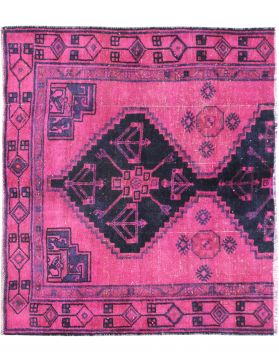 Vintage Teppich 137 x 157 rosa