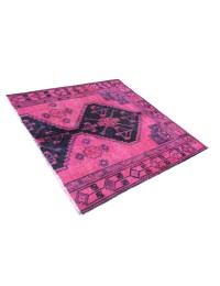 Pink Persia Vintage Carpet 137 x 157 cm - view 2