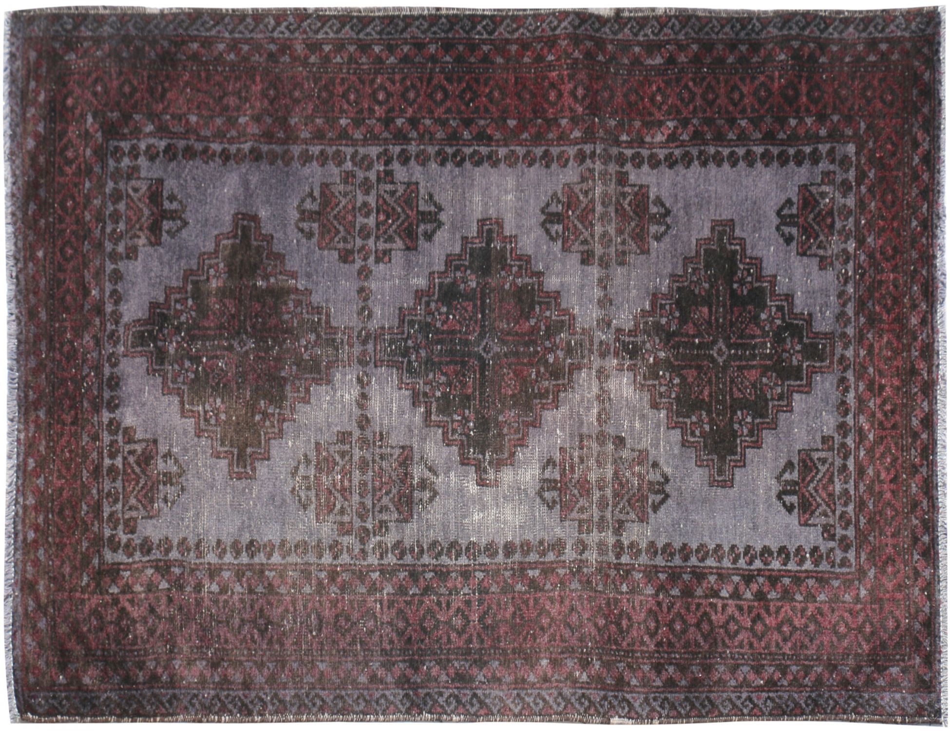 Tappeto Vintage  marrone <br/>190 x 112 cm