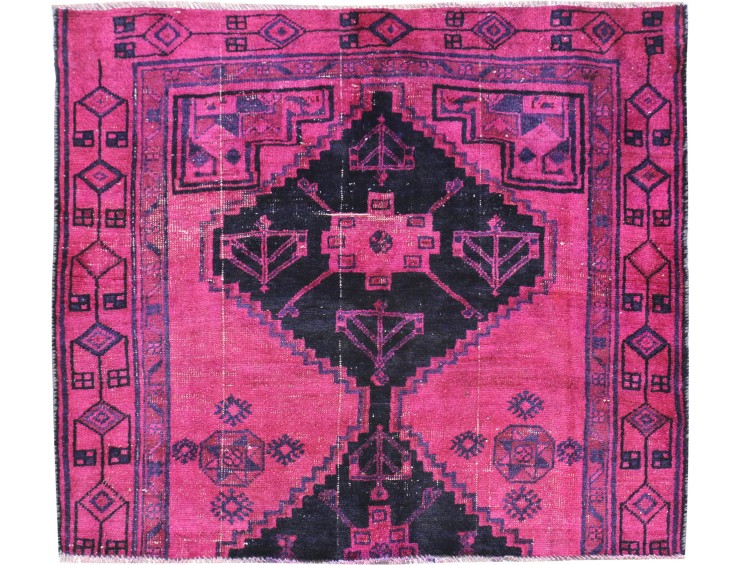Rosa Persa Alfombra Vintage 135 x 157 cm