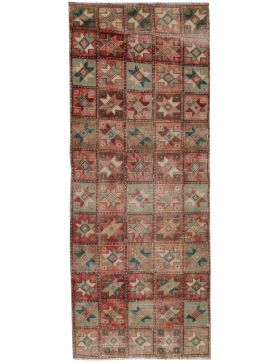 Vintage matta 255 x 103 flerfärgad