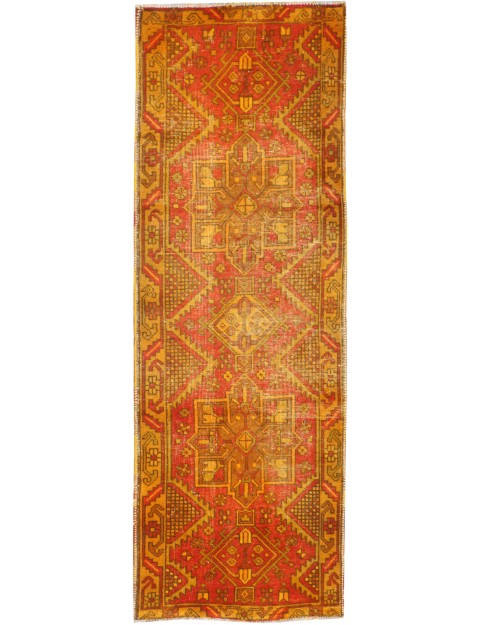 Orange Persien Vintage Teppich 207 x 73 cm