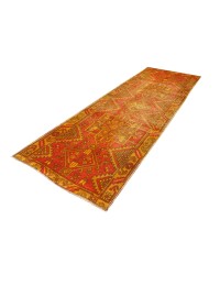 Orange Persien Vintagetæppe 207 x 73 cm - view 2
