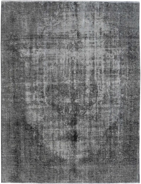Schwarz Persien Vintage Teppich 356 x 280 cm