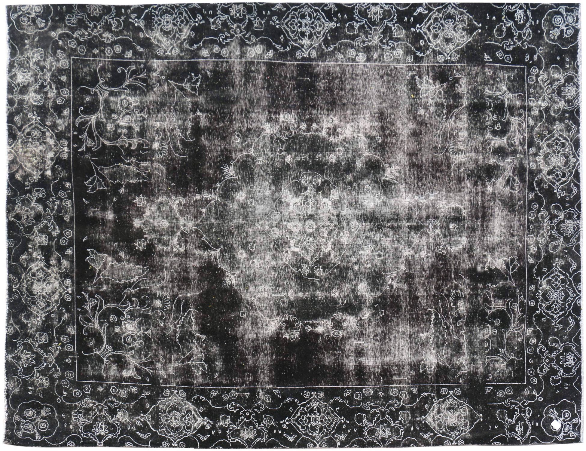 Vintagetæppe  sort <br/>366 x 268 cm