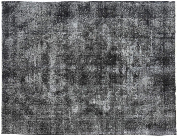 Schwarz Persien Vintage Teppich  373 x 276 cm