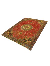 Rood Perzië Vintage Tapijt 308 x 275 cm - view 1