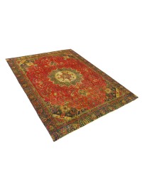 Rood Perzië Vintage Tapijt 308 x 275 cm - view 2
