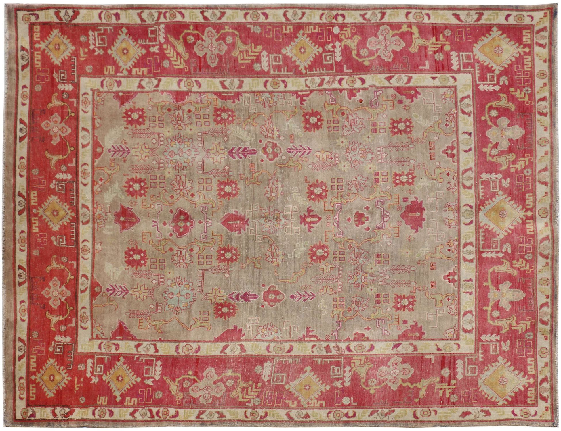 Tappeto Vintage  grigo <br/>280 x 185 cm