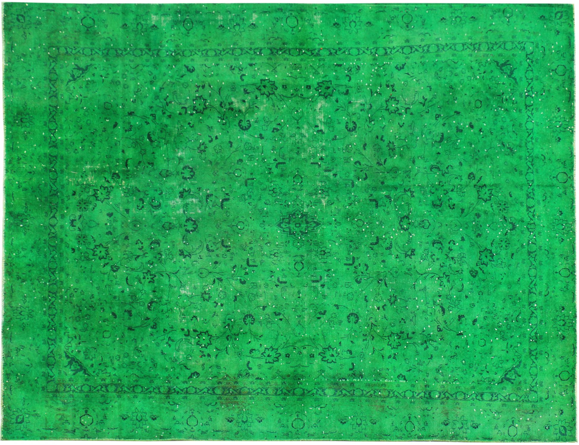 Tappeto Vintage   verde <br/>340 x 244 cm