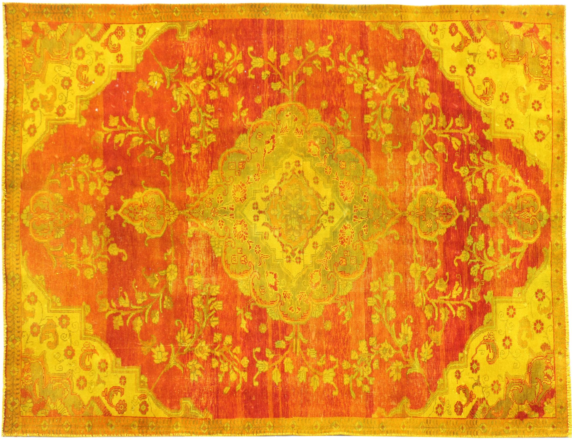 Tappeto vintage  arancione <br/>257 x 156 cm