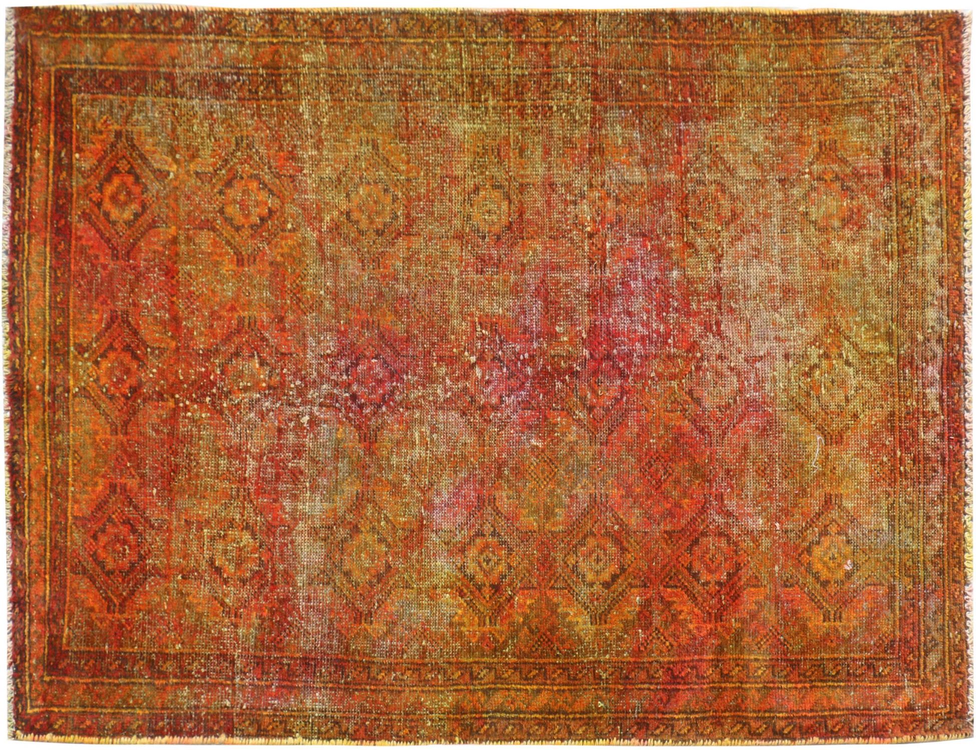 Tappeto Vintage  arancione <br/>188 x 114 cm